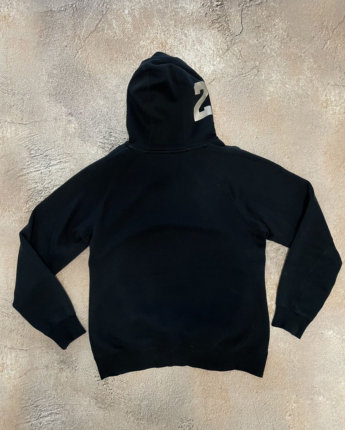 Jordan Brand Vintage Air Jordan Reflective Big Logo Black Hoodie Size US M / EU 48-50 / 2 - 7 Thumbnail