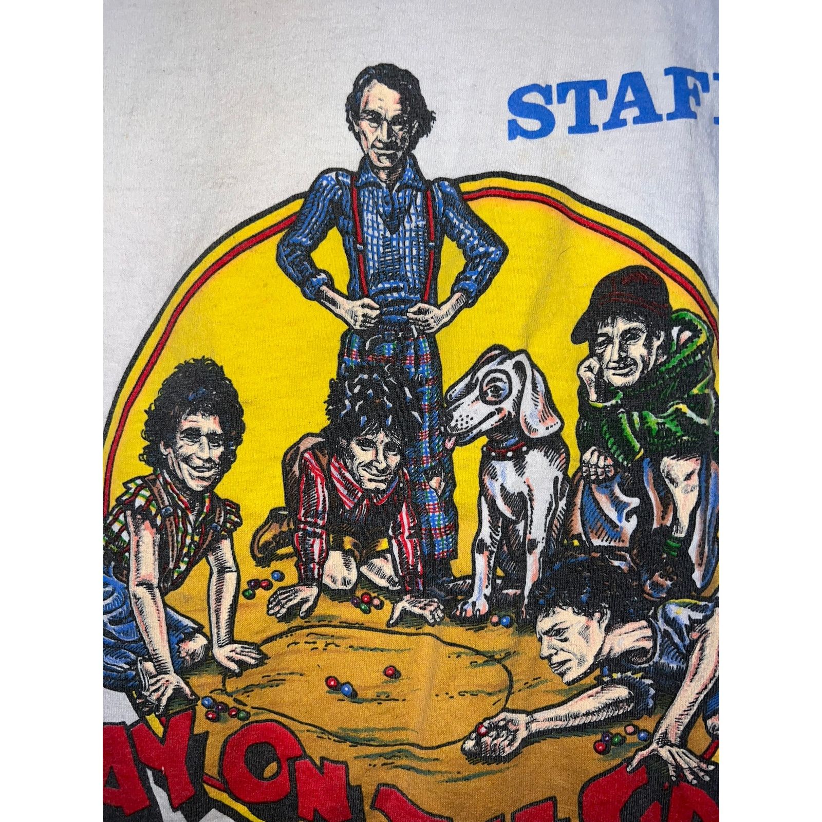 Vintage Vintage Rolling Stones Tank Shirt Living Colour Chopped XL Size US XL / EU 56 / 4 - 3 Thumbnail