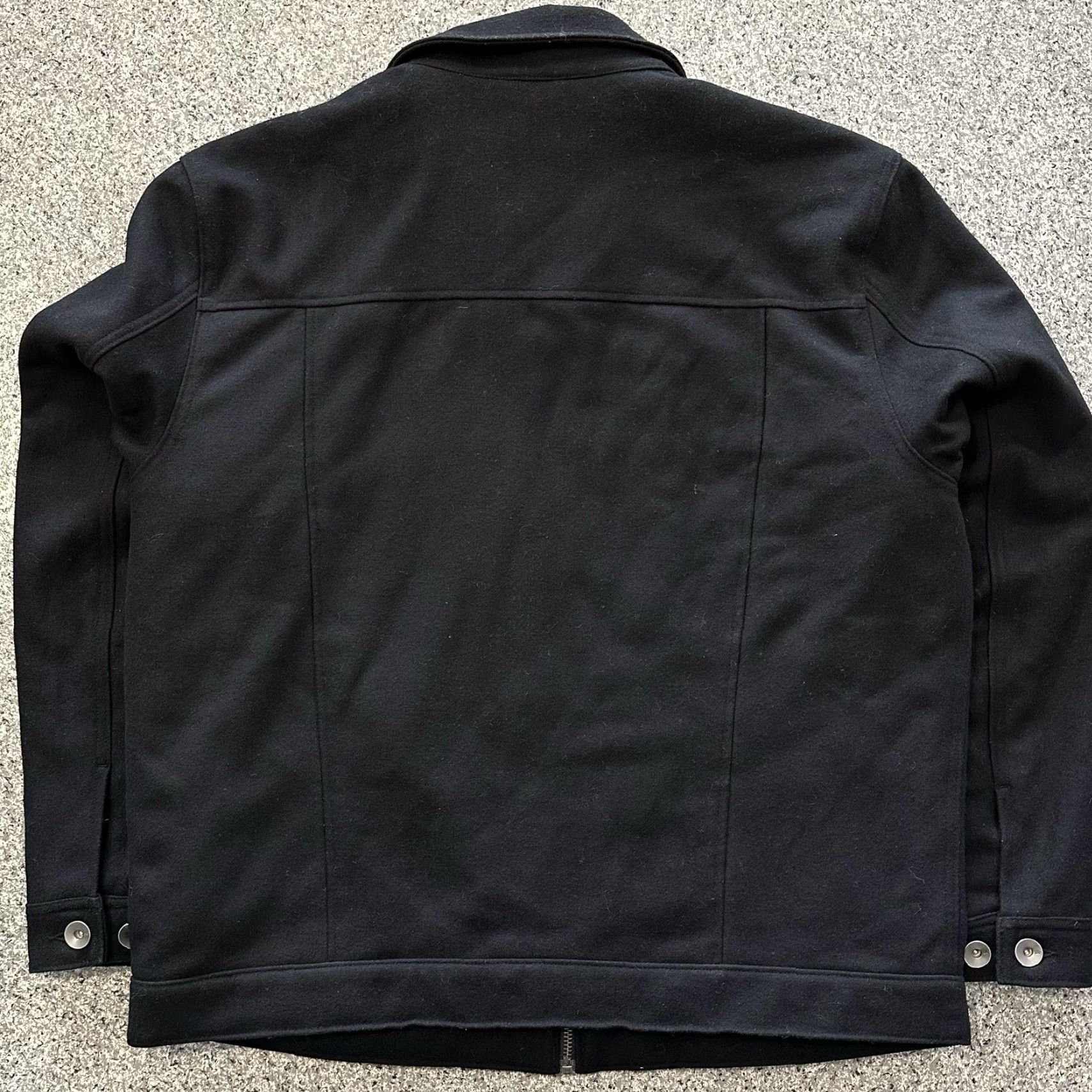 Gap VINTAGE Gap Jacket Mens 2XL Wool Bomber Black Zip Y2K 2000s" Size US XXL / EU 58 / 5 - 6 Thumbnail
