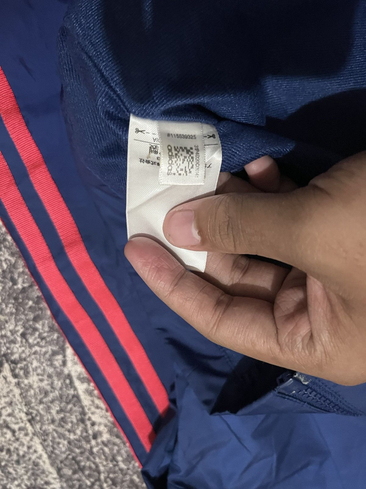 Adidas Adidas Track Jacket 3-Stripes (Navy-Red) Size US XS / EU 42 / 0 - 4 Thumbnail
