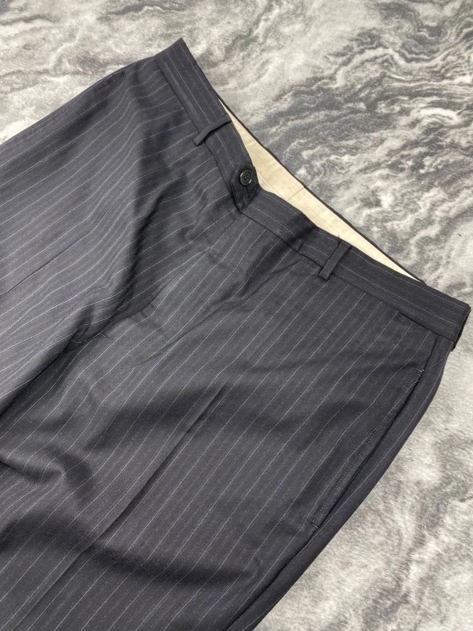 Burberry Burberry Suit 2 Piece Wool Striped Blazer And Pants Size 52R - 13 Thumbnail