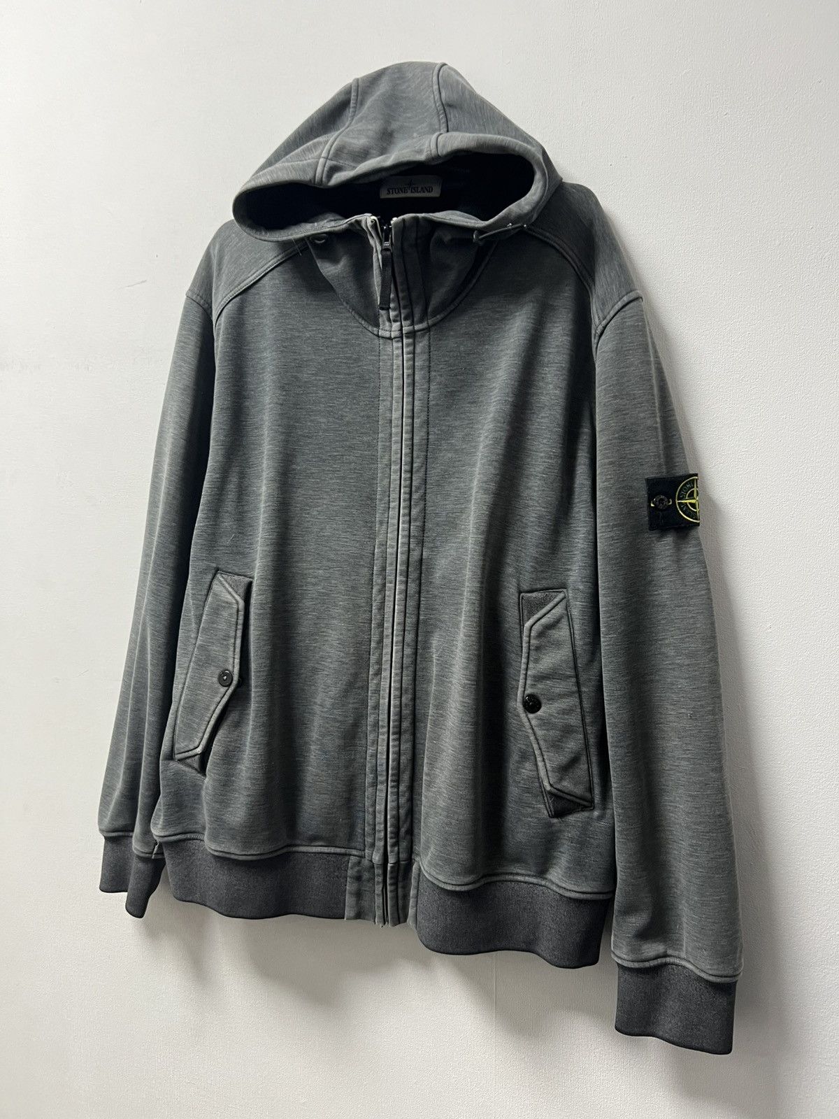 Stone Island Stone Island Soft Shell-r Outdoor Men’s Jacket Fleece Gray Size US XL / EU 56 / 4 - 1 Thumbnail