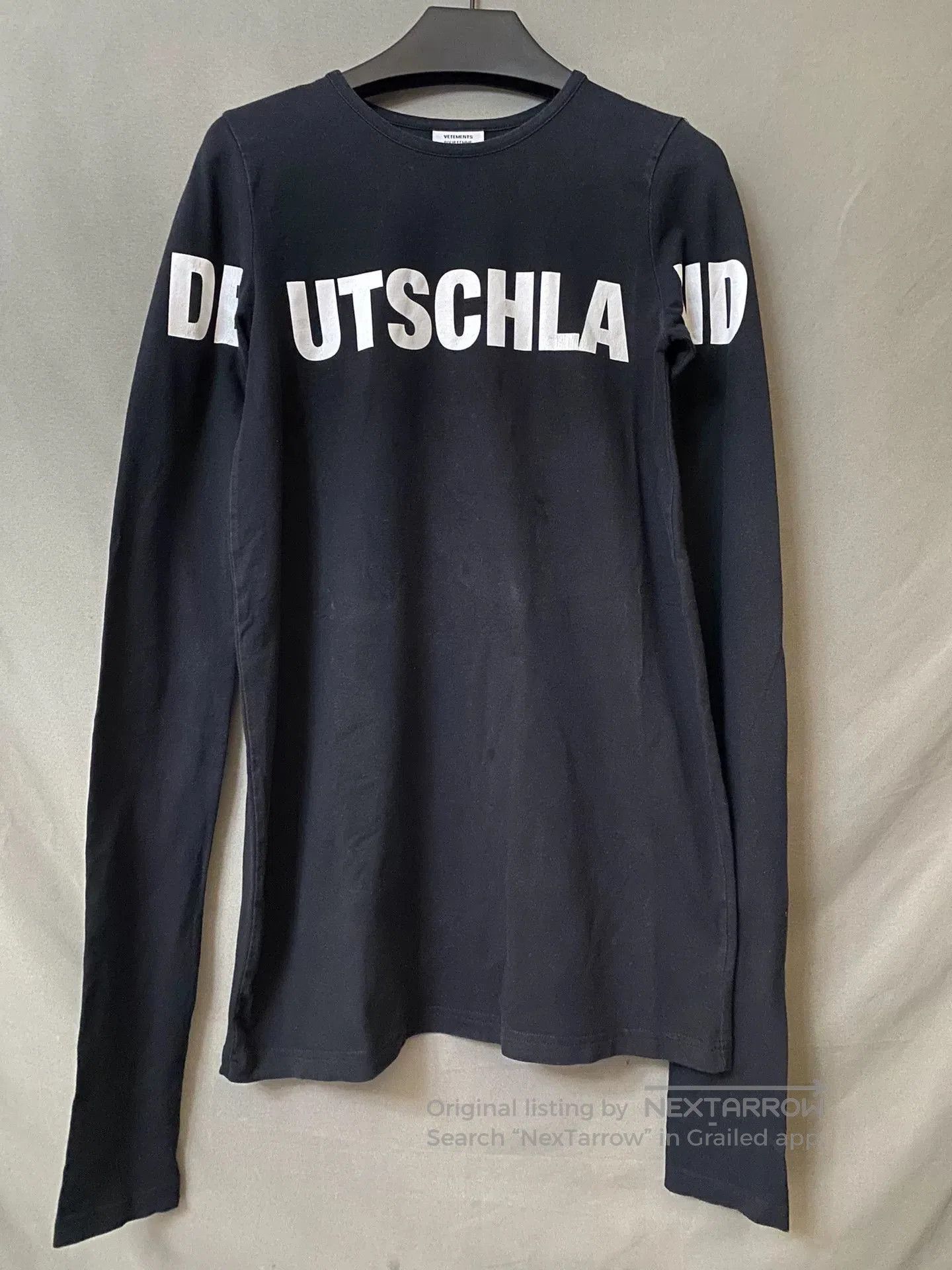 Vetements vetements long sleeve deutschland shirt. Size S / US 4 / IT 40 - 1 Thumbnail