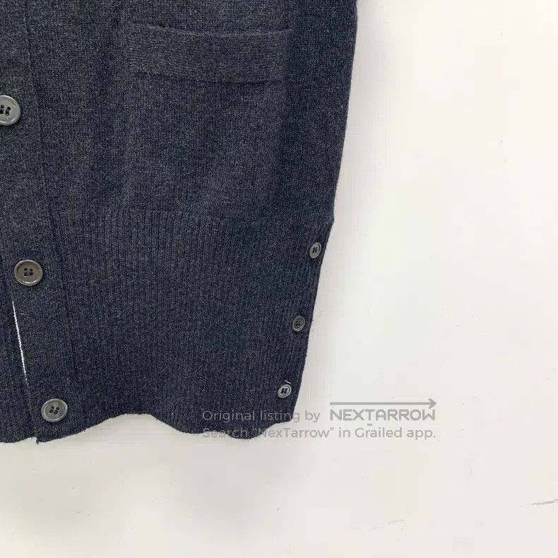 Thom Browne Thom Browne Single-row buttoned knitted vest Size US M / EU 48-50 / 2 - 4 Thumbnail