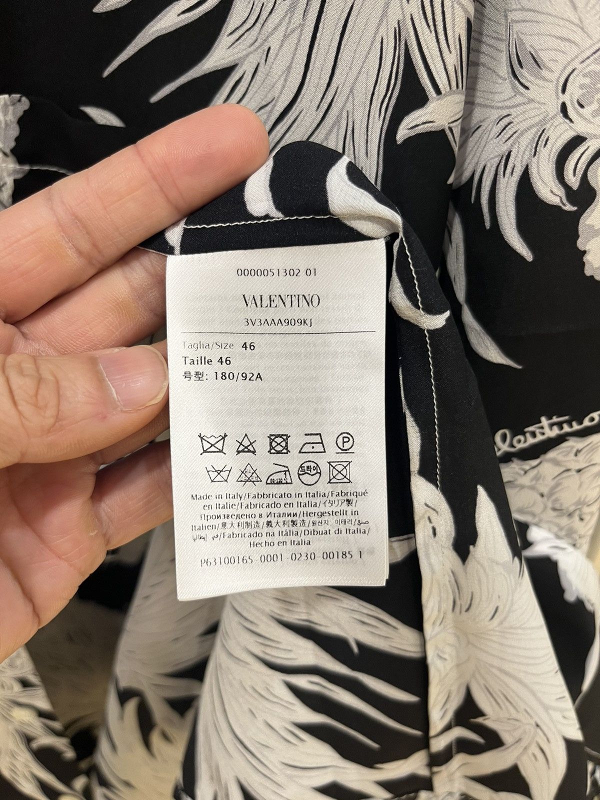 Valentino Pineapple print silk bowling shirt size46 Size US S / EU 44-46 / 1 - 16 Thumbnail