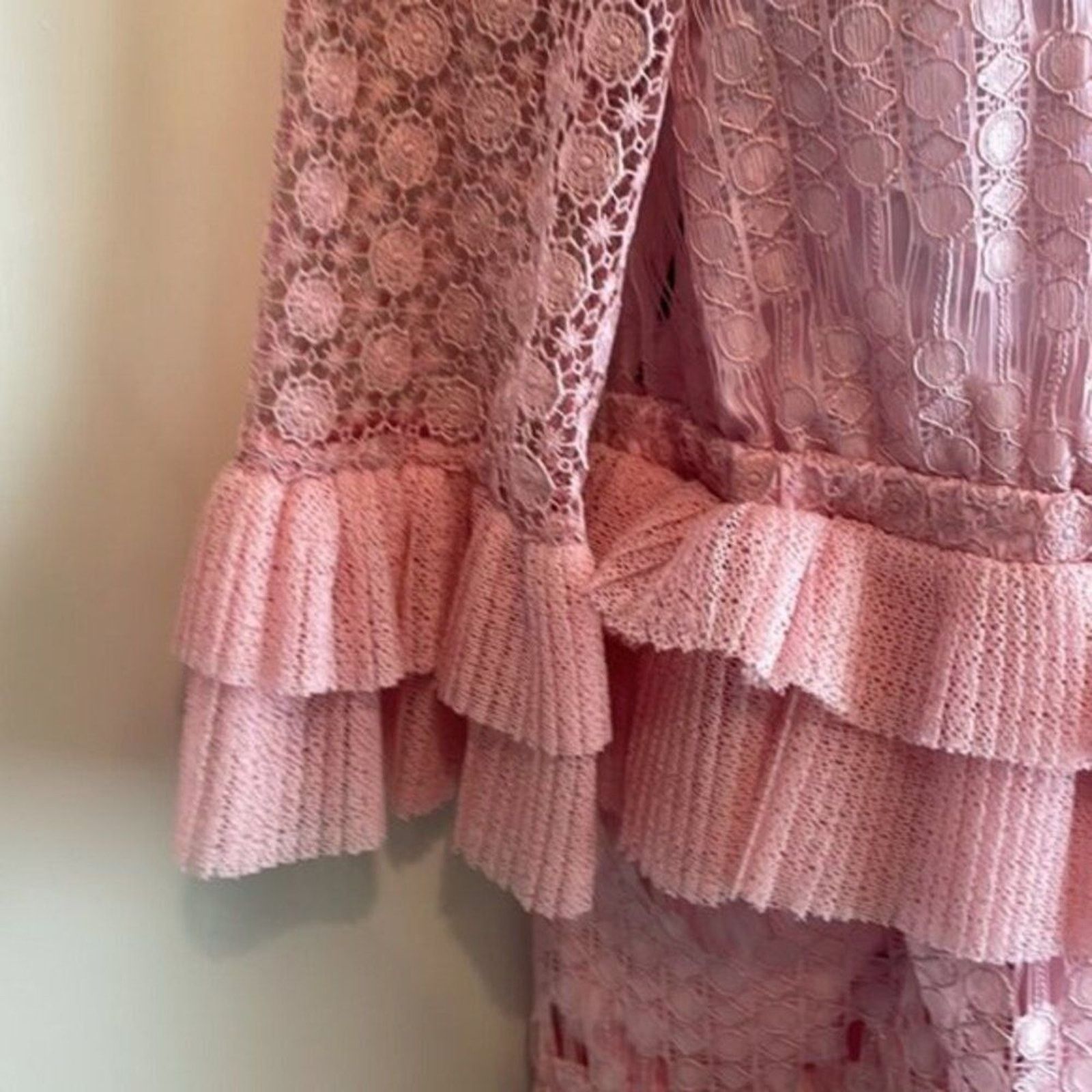 Just Cavalli Just Cavalli Lace maxi dress pink size 6 Size M / US 6-8 / IT 42-44 - 9 Thumbnail