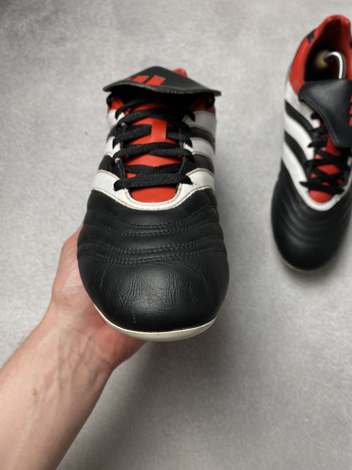 Vintage 🖤❤️ Vintage Adidas Predator TRX Firm Ground Soccer cleats Size US 12.5 / EU 45-46 - 7 Thumbnail
