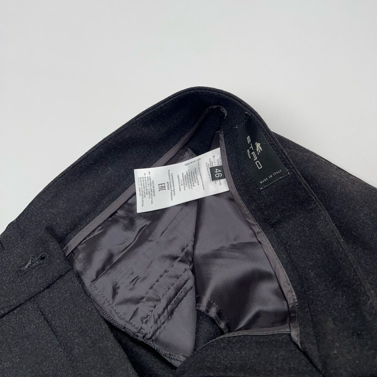 Etro Etro Wool Pants Trousers Black Size 32" / US 10 / IT 46 - 7 Thumbnail