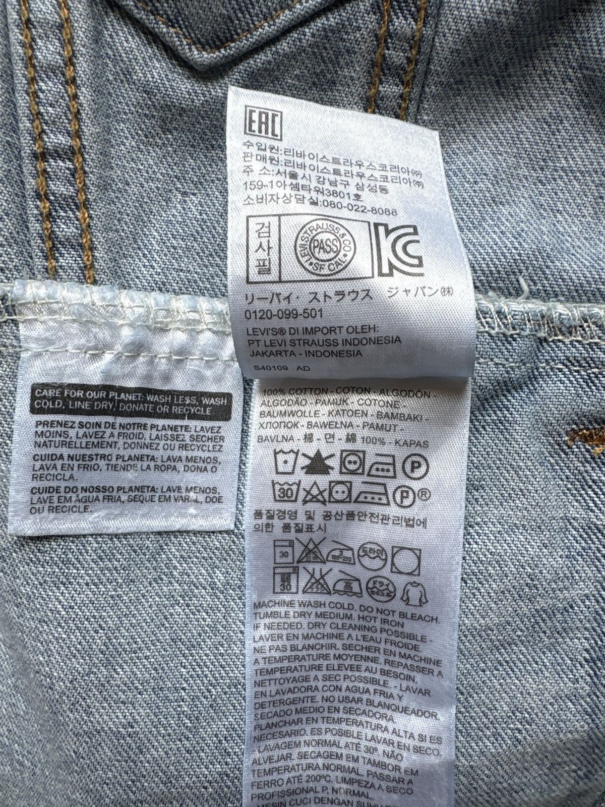 Levi's × Travis Scott Travis Scott Hood Toyota Eagle Levi’s Denim Jacket Size US M / EU 48-50 / 2 - 18 Thumbnail