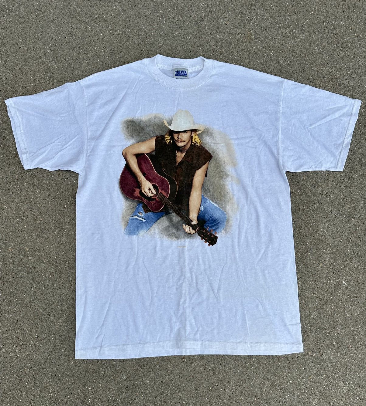 Tultex Vintage Alan Jackson Shirt Size US XL / EU 56 / 4 - 1 Thumbnail
