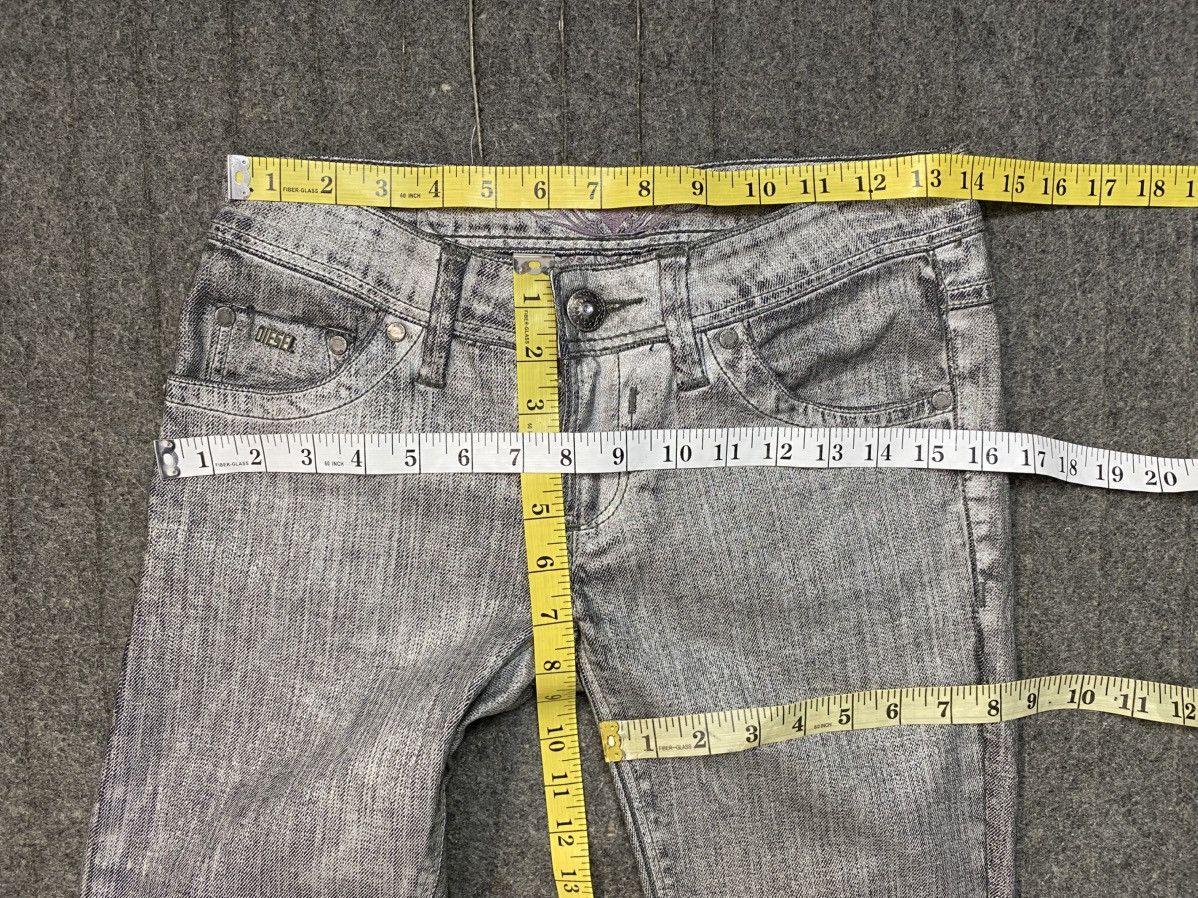 Diesel 90s Diesel Grey Denim Jeans Skinny Cut Size 28" / US 6 / IT 42 - 13 Thumbnail