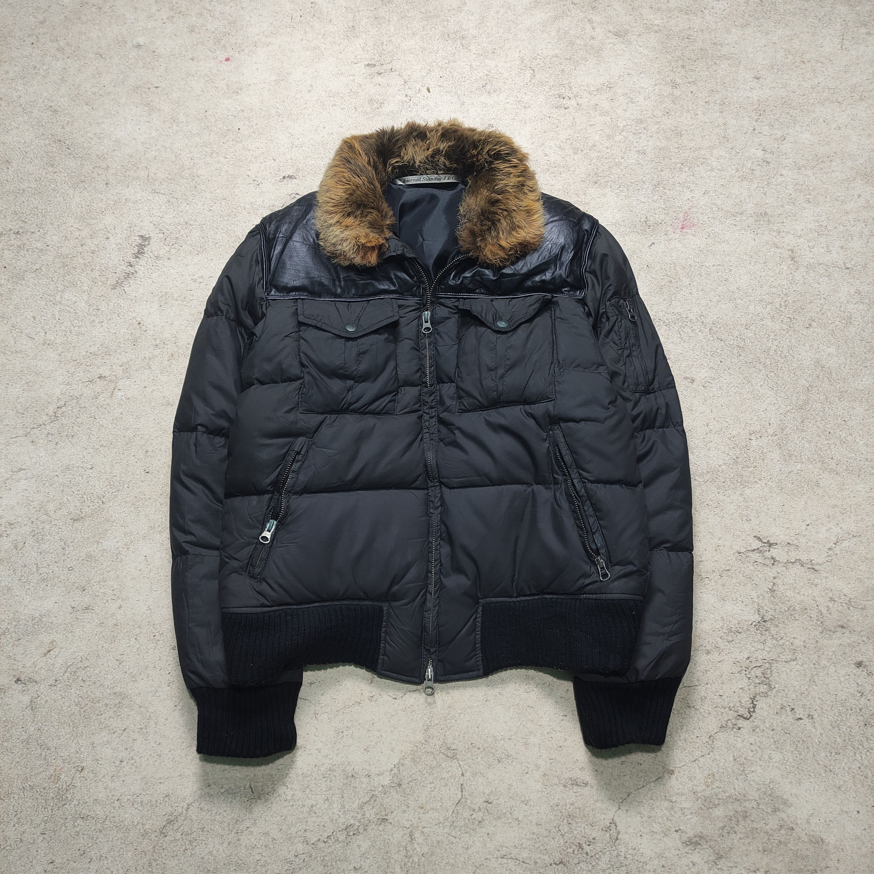 If Six Was Nine Journal Standard Puffer Down Fur Jacket Vkei - 2000s Size US M / EU 48-50 / 2 - 4 Thumbnail
