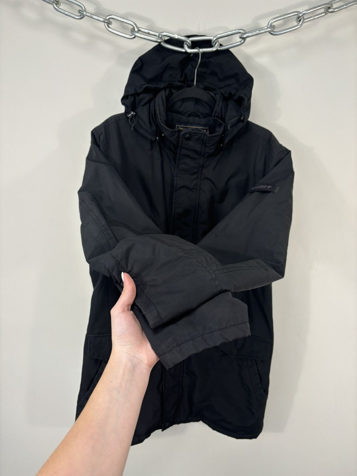 Woolrich Woolen Mills Woolrich John Rich & Bros Men’s Fishtail Black Parka Jacket Size US M / EU 48-50 / 2 - 11 Thumbnail