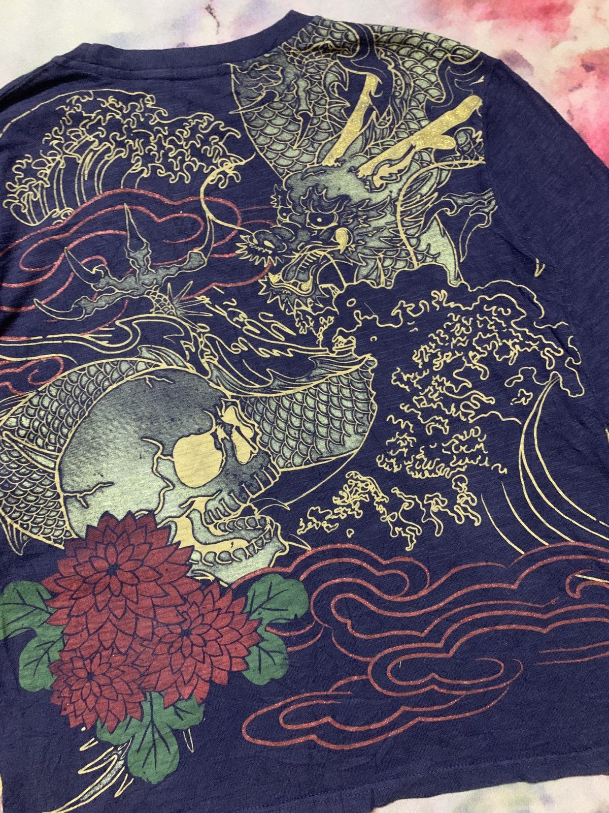 Japanese Brand Japanese Brand Strange Heaven Dragon Skull Tattoo Sukajan Size US M / EU 48-50 / 2 - 5 Thumbnail