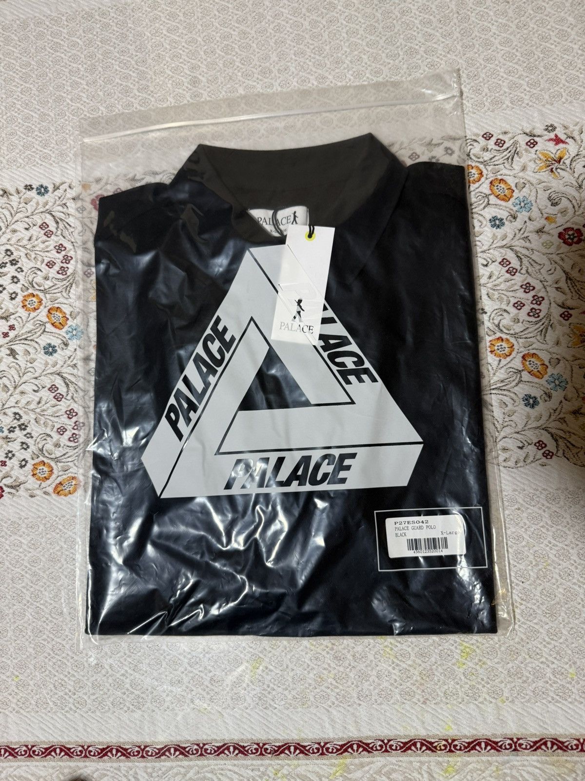 Palace Palace Guard Polo Black SS24 US Men's Size XL Golf Shirt Size US XL / EU 56 / 4 - 6 Thumbnail