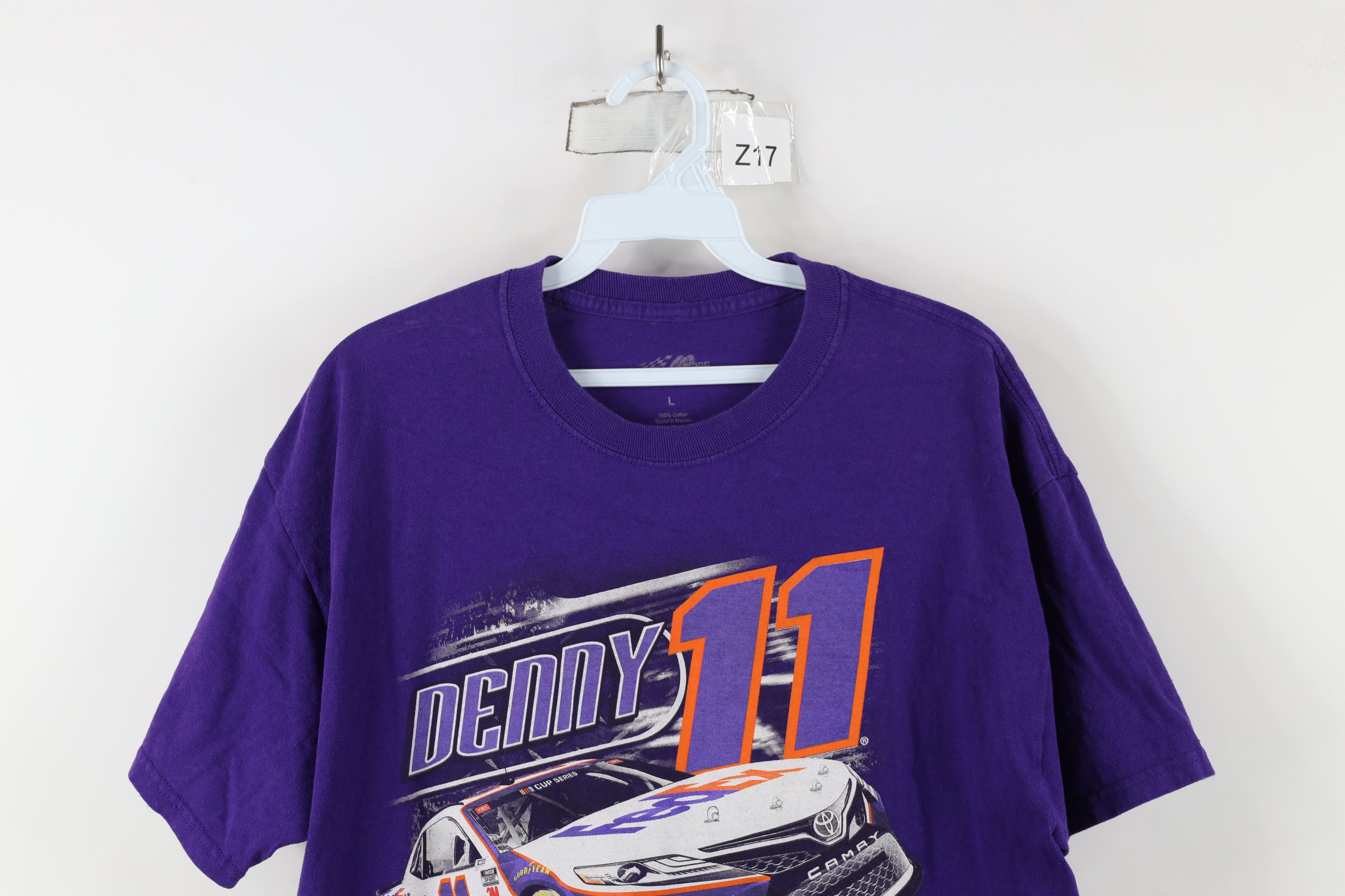 Vintage Y2K Nascar Spell Denny Hamlin Racing Short Sleeve T-Shirt Size US L / EU 52-54 / 3 - 2 Thumbnail
