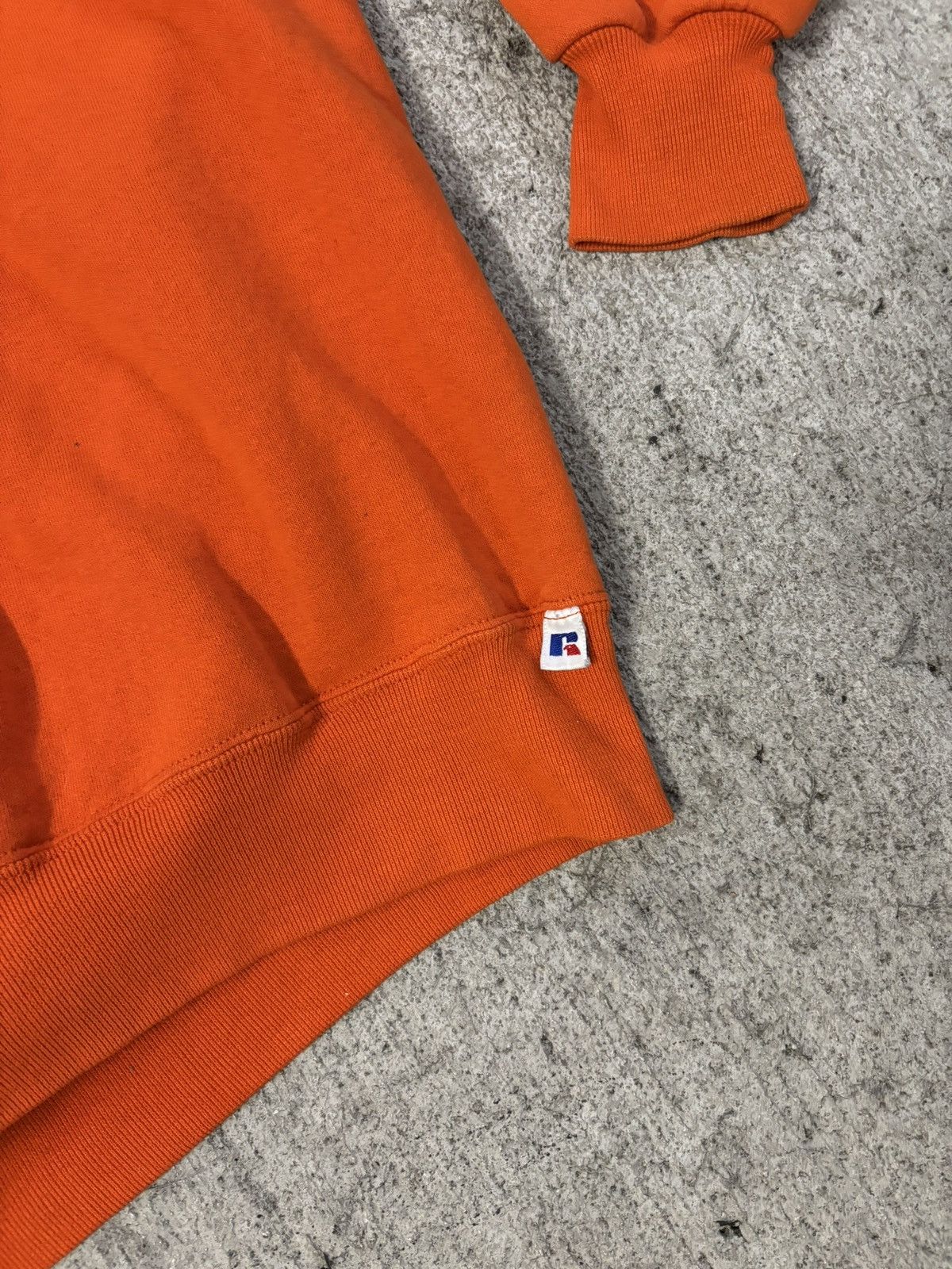 Russell Athletic × Vintage Orange Blank Russell athletic crewneck sweatshirt Size US XL / EU 56 / 4 - 3 Thumbnail