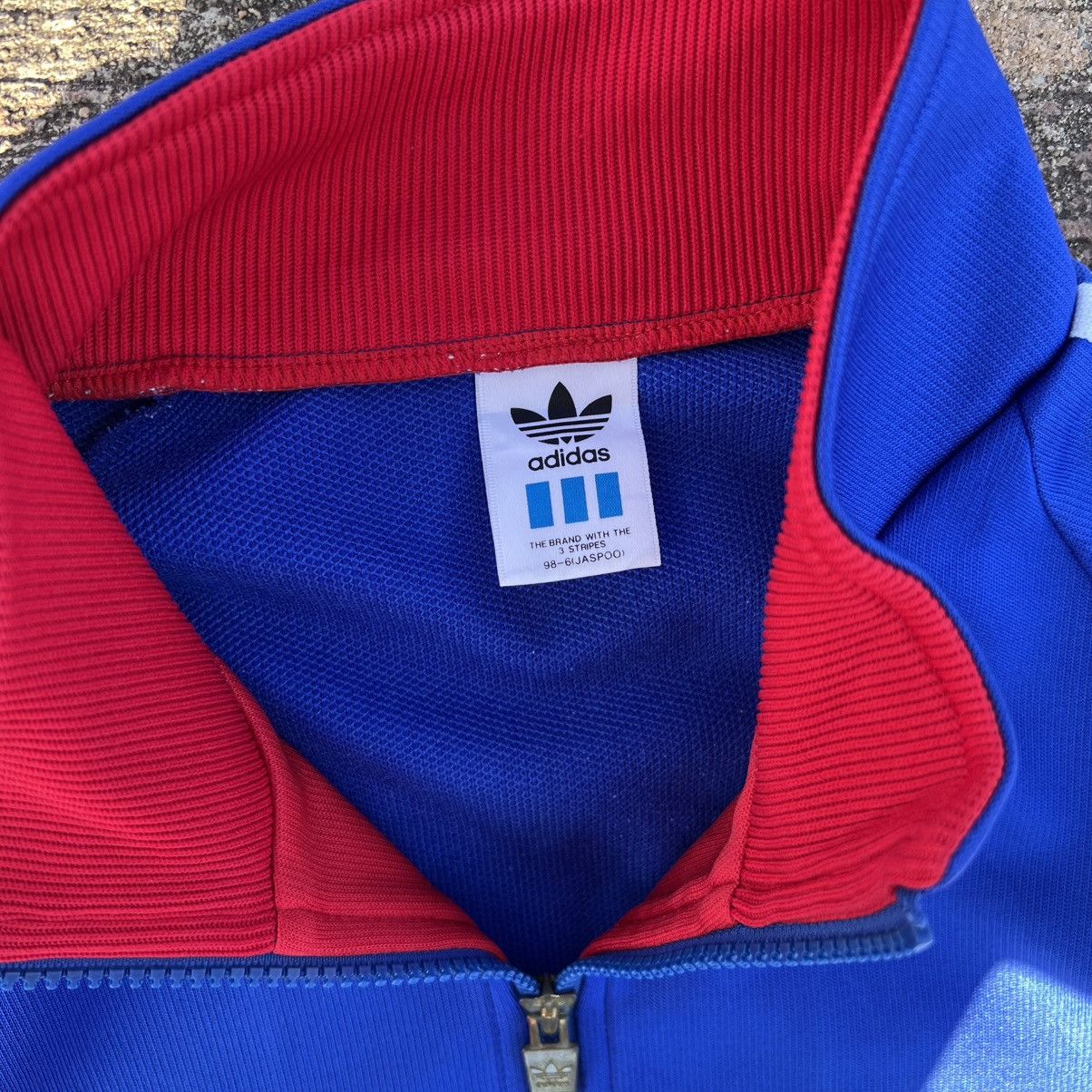 Adidas × Vintage Vintage Adidas Tracktop France 🇫🇷 templet jacket Size US L / EU 52-54 / 3 - 12 Thumbnail