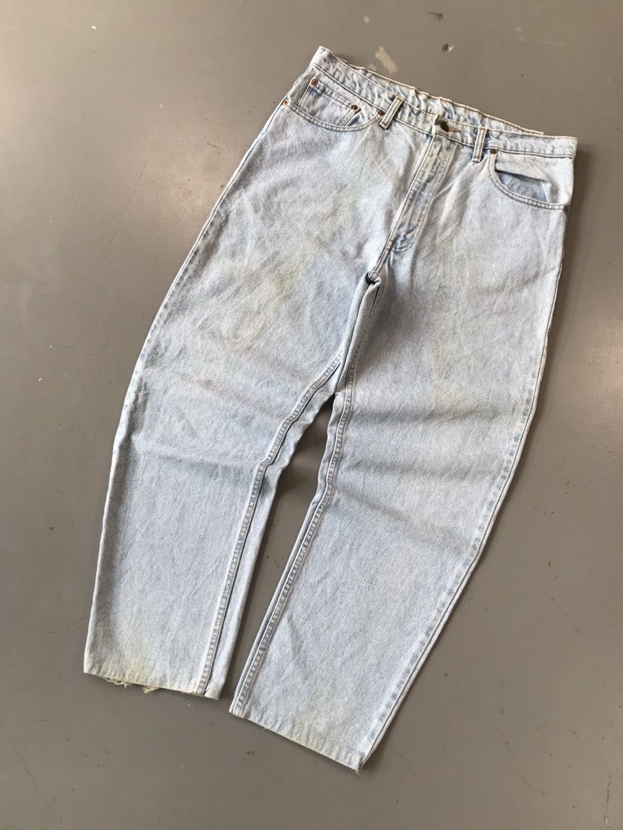 Levi's × Vintage Crazy vintage 90s Levi’s Strauss 550 baggyfit denim Size US 37 - 3 Thumbnail