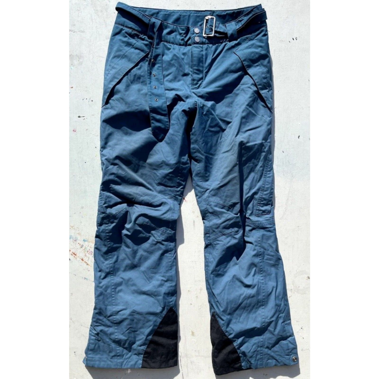 Vintage VINTAGE Women's Columbia Snow Pants Blue Lined S Winter Nylon Zip Rip Slopes USA Size 28" / US 6 / IT 42 - 2 Thumbnail