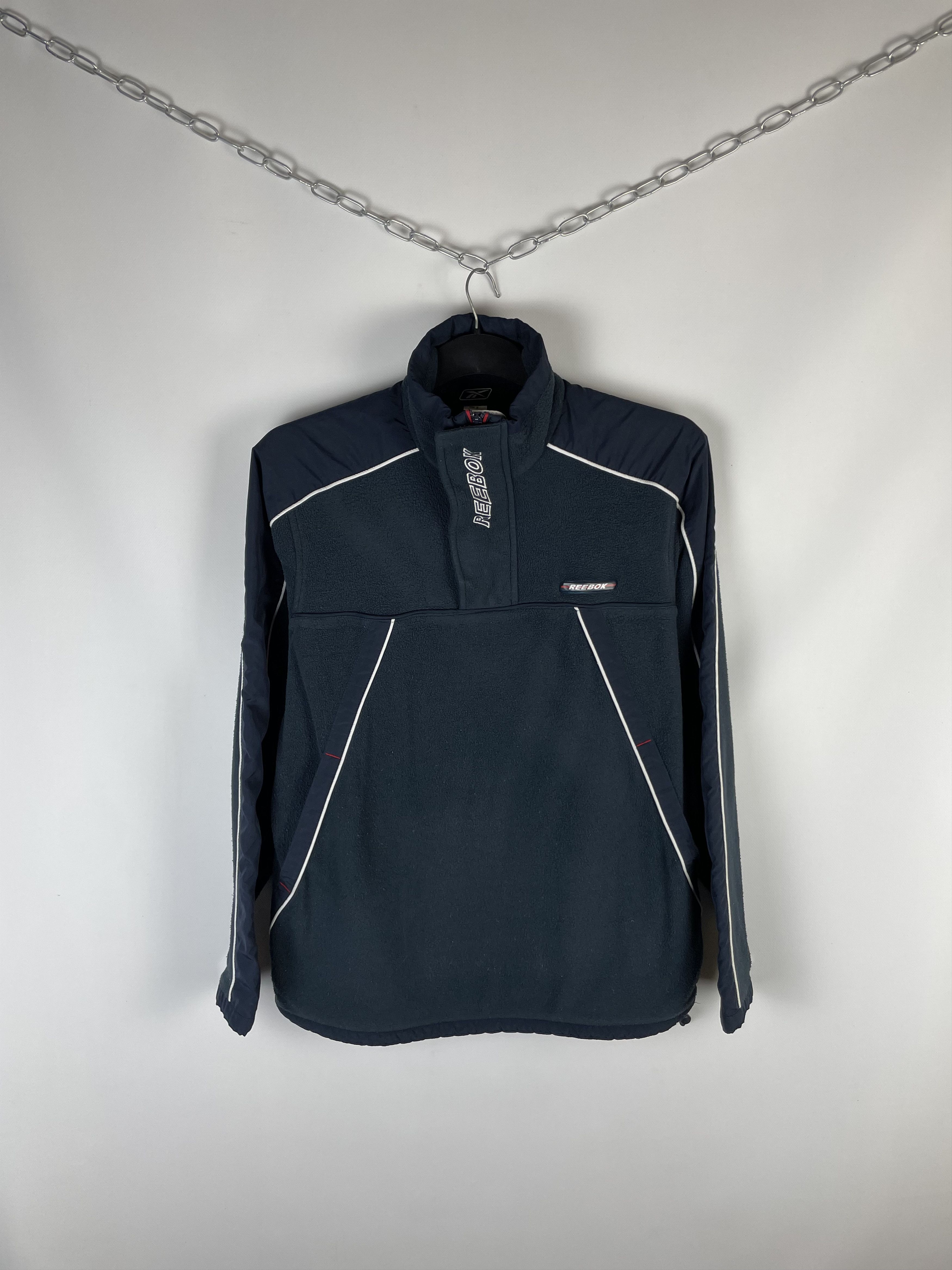 Reebok Vintage Reebok Fleece sweatshirt zip Size US M / EU 48-50 / 2 - 1 Thumbnail