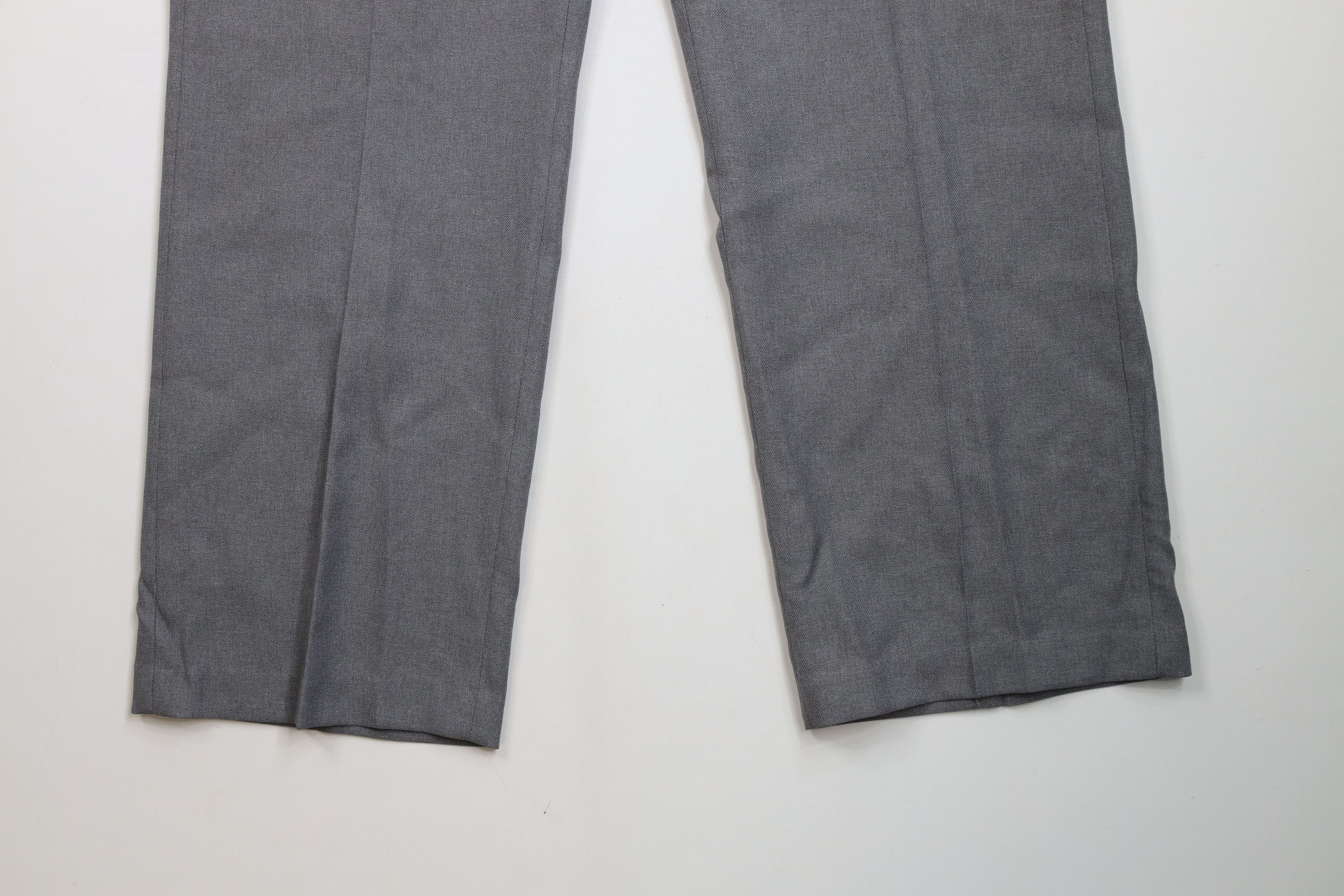 Vintage Vintage 70s Streetwear Knit Bell Bottoms Chino Pants Gray Size US 40 / EU 56 - 4 Thumbnail