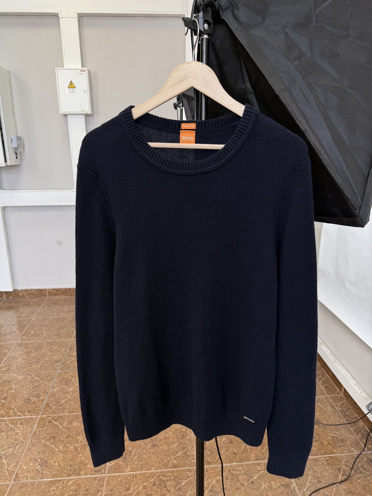 Hugo Boss 🇮🇹 Hugo Boss Orange Archive Wool Knit Sweaters Rare Retro Y2K Size US L / EU 52-54 / 3 - 1 Thumbnail