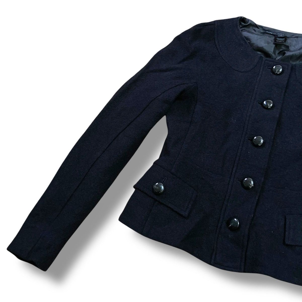 Marc Jacobs MARC by MARC JACOBS BUTTON UP WOOL CROP JACKET Size XS / US 0-2 / IT 36-38 - 7 Thumbnail