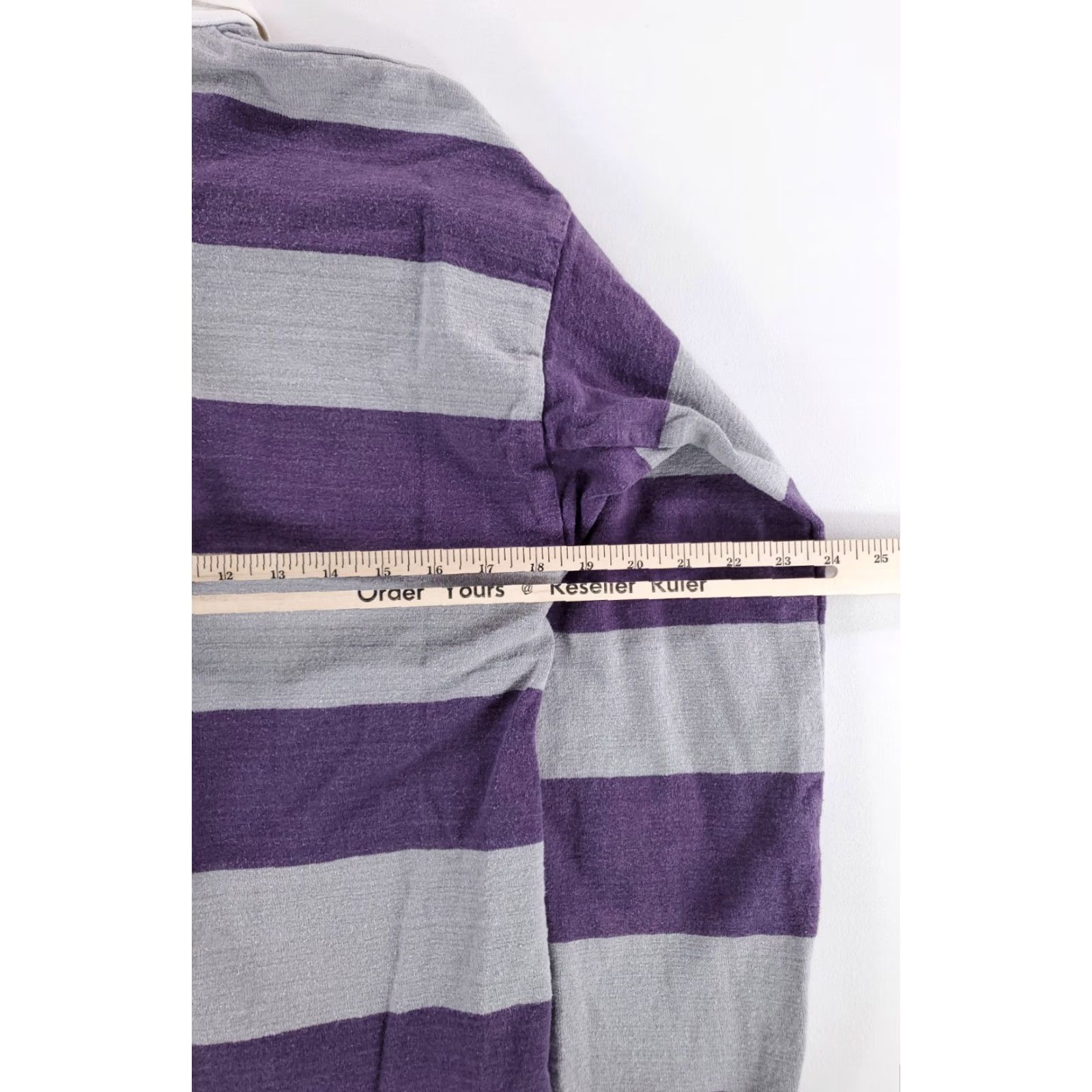 Lands' End Lands' End VTG Rugby Jersey Purple Gray Long Sleeve Polo Shirt Mens M Size US M / EU 48-50 / 2 - 7 Thumbnail
