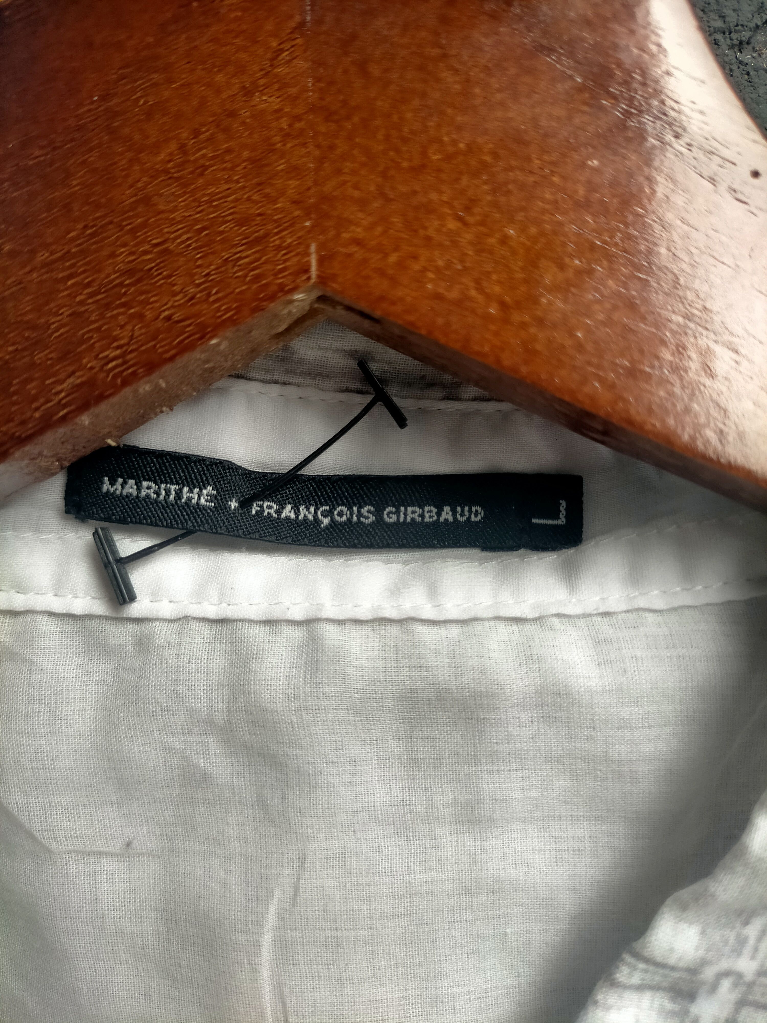 Marithe + Francois Girbaud Vintage Marithe Francois Girbaud Mudwash Shirt Size US L / EU 52-54 / 3 - 4 Thumbnail