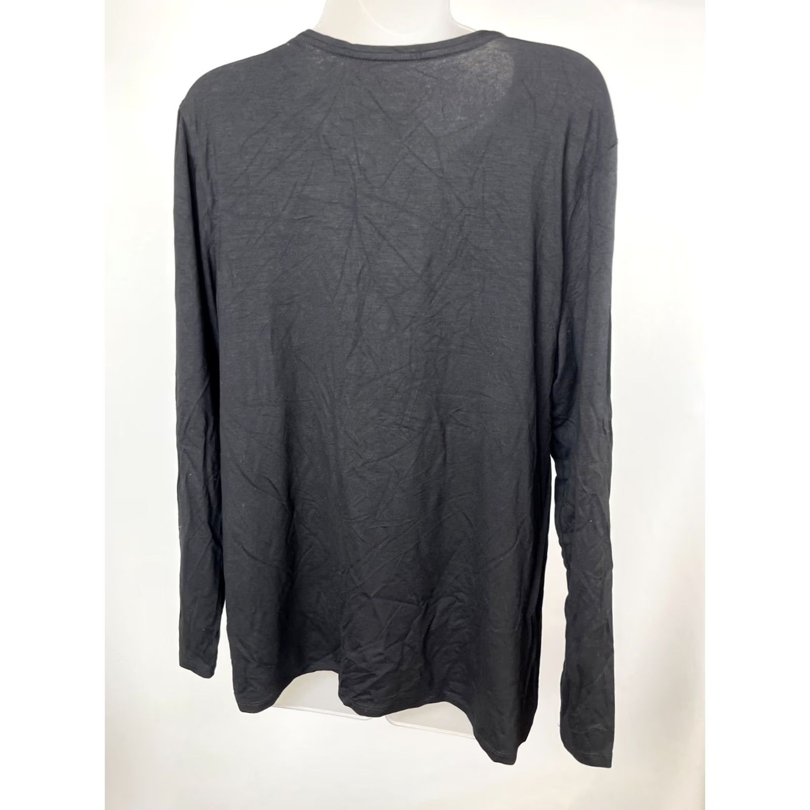 Vintage Chico’s The Ultimate Tee Gray Long Sleeve Stretch Soft Basic Top Womens Large Size L / US 10 / IT 46 - 5 Thumbnail