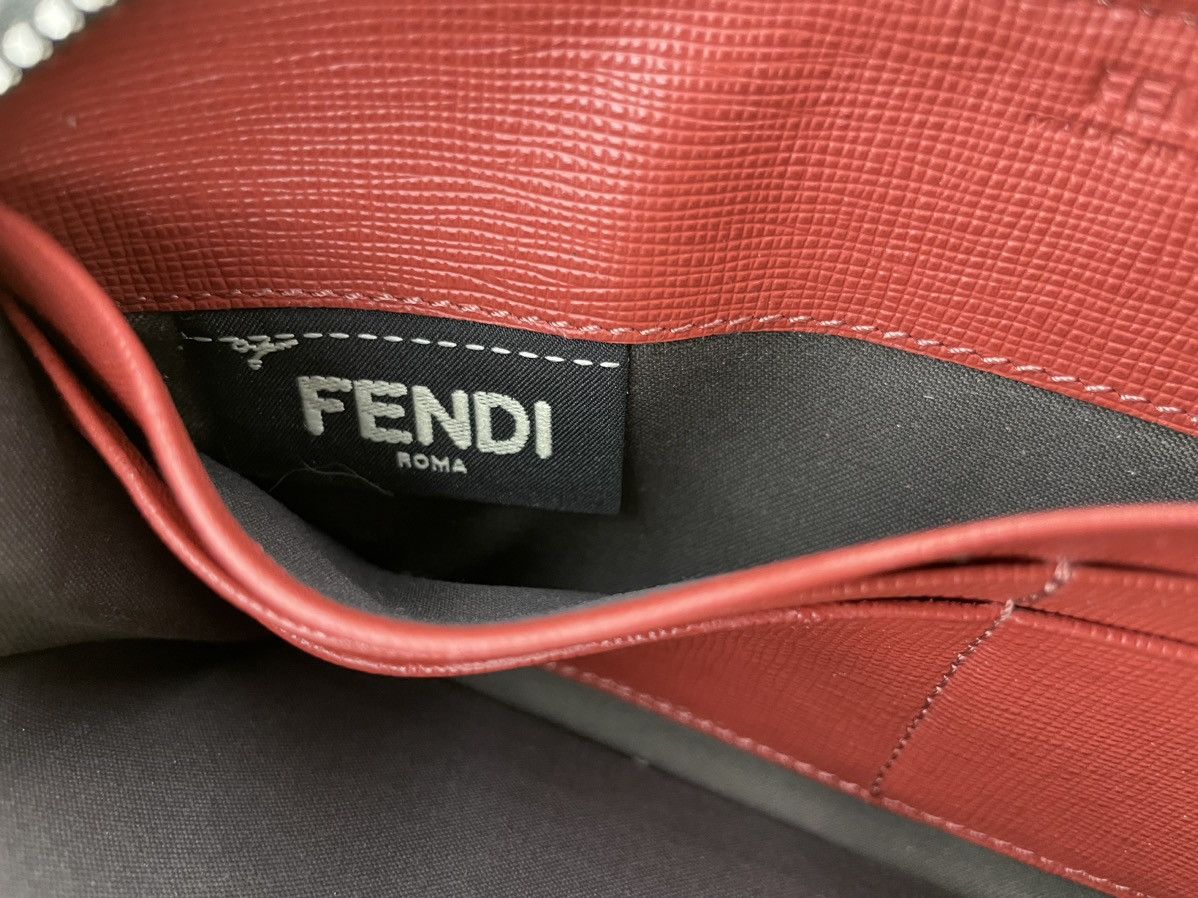 Designer × Fendi FENDI Monster Bugs Long Wallet Purse Leather Studded Zippy Size ONE SIZE - 11 Thumbnail