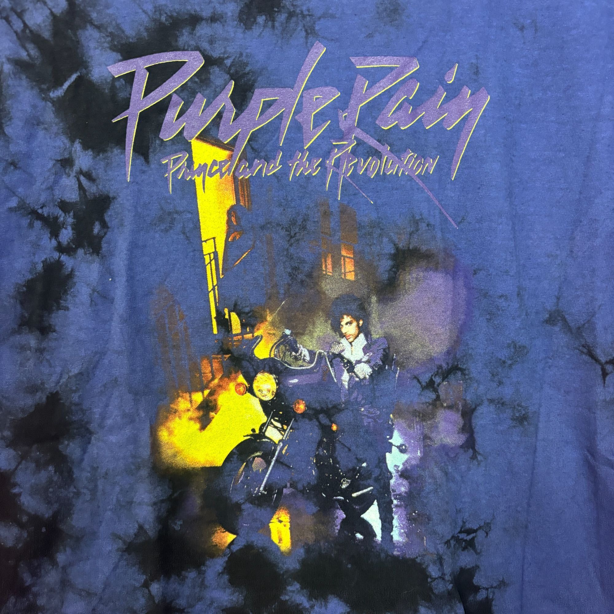 Prince Prince the Revolution Purple Rain Album Funk Rock Tie Dye M Size US M / EU 48-50 / 2 - 2 Thumbnail
