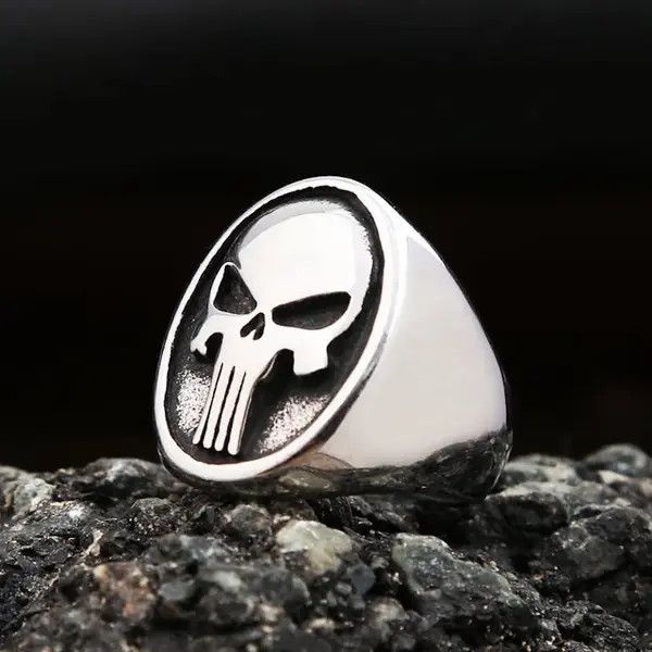 Other Punisher Skull Ring ( size 7-13 ) Size ONE SIZE - 4 Thumbnail