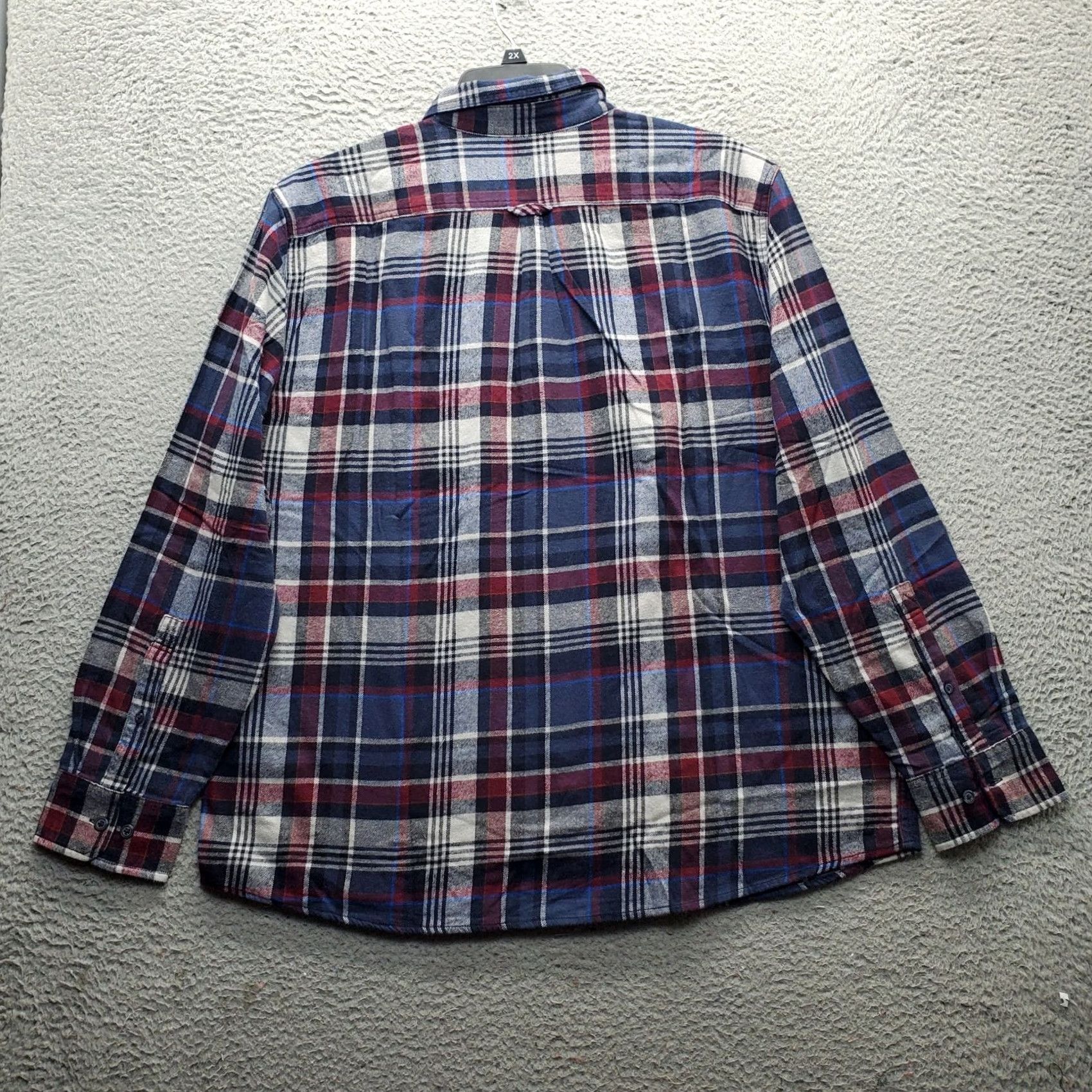 Eddie Bauer Eddie Bauer Bristol Flannel Shirt Mens XXL Multi Plaid Long Sleeve Button-Up Size US XXL / EU 58 / 5 - 2 Thumbnail