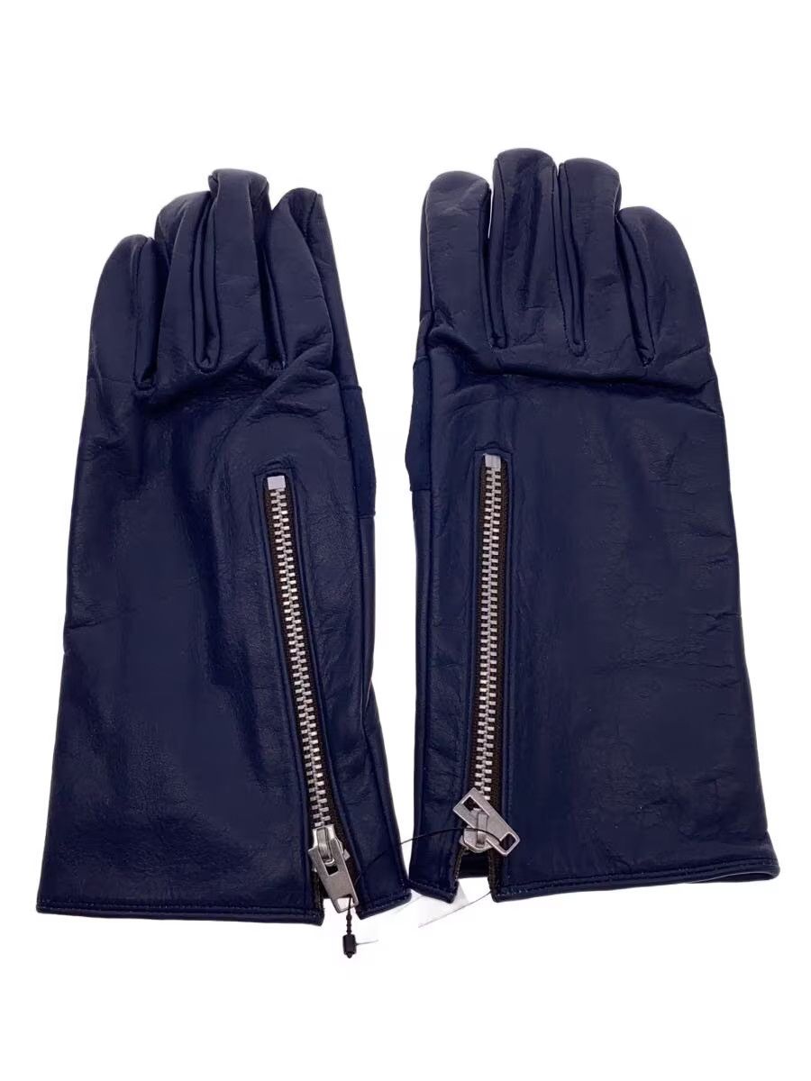Zip Leather Gloves