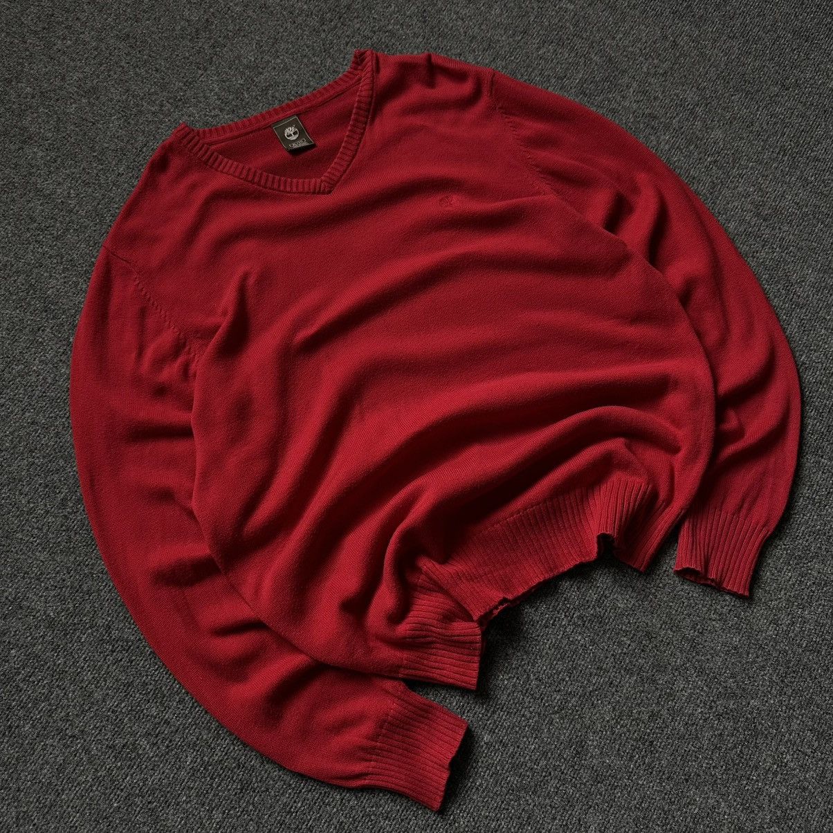 Timberland Luxury Timberland V Neck Knit Sweater Size XL 00s USA Size US XL / EU 56 / 4 - 2 Thumbnail