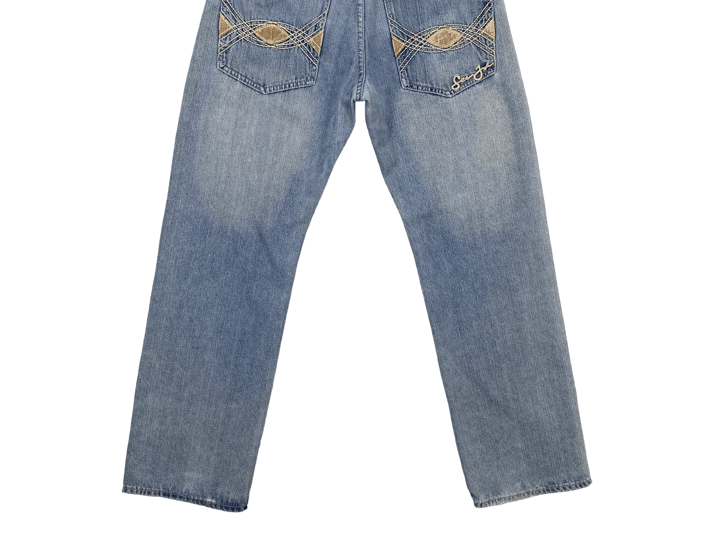 Sean John Sean John Baggy Denim Jeans Embroided Logo Jeans Hip Hop Size US 32 / EU 48 - 8 Thumbnail