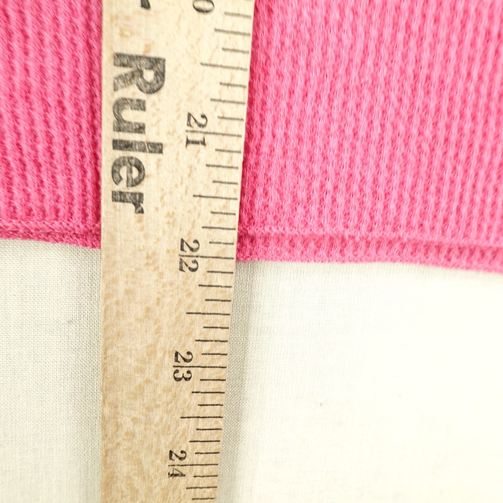 Vintage ROXY Vintage Shirt Womens XL Pink Waffle Knit Snaps Up Thermal Henley Top 90s T-Shirt Size XL / US 12-14 / IT 48-50 - 7 Thumbnail
