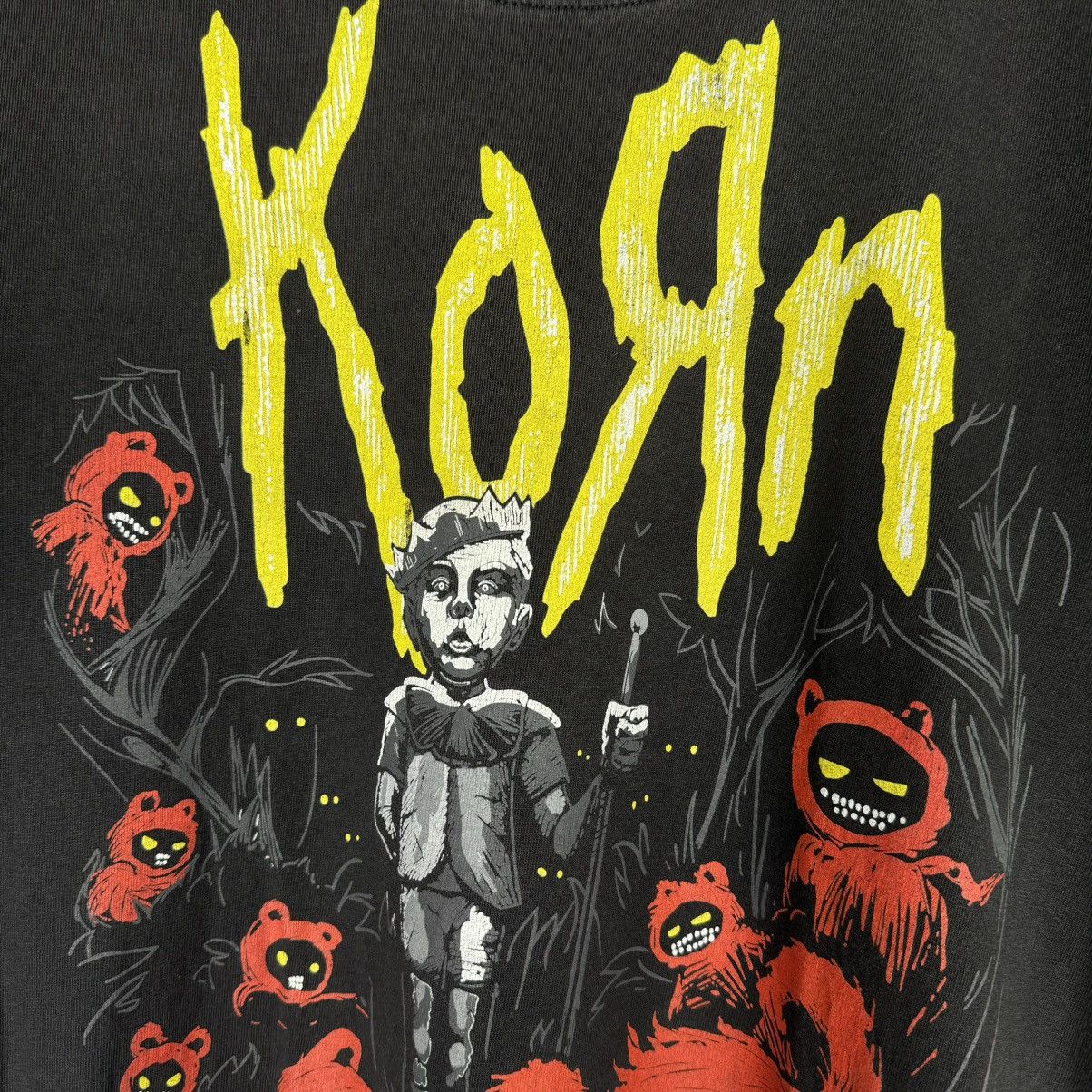 Band Tees Vintage Korn Nu Metal Band Rare Euro T Shirt Size US M / EU 48-50 / 2 - 3 Thumbnail