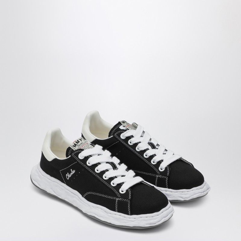 Maison Mihara Yasuhiro Charles Og Black Canvas Sneakers