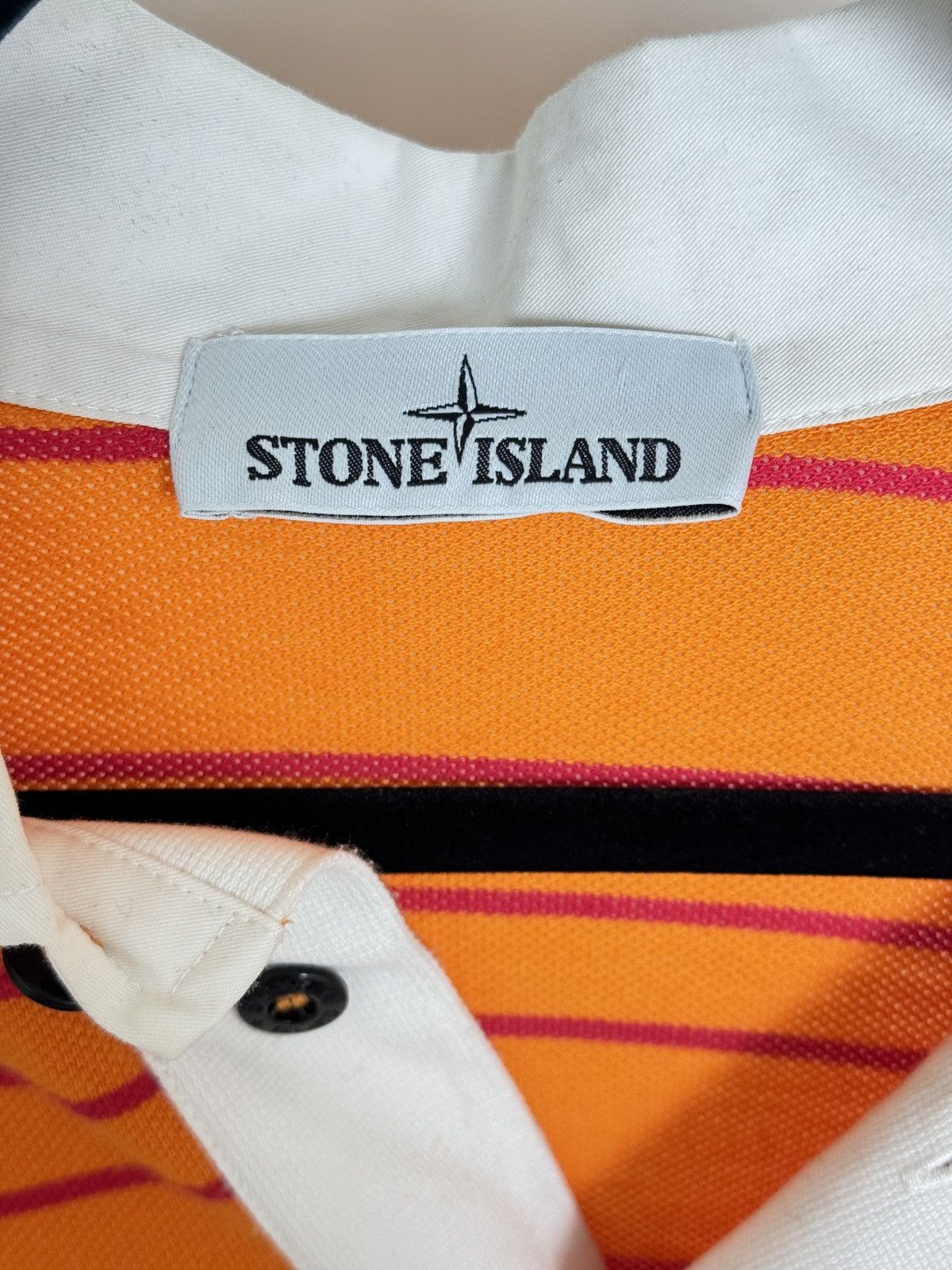 Stone Island Stone Island Striped L/s Polo Size US XXL / EU 58 / 5 - 3 Thumbnail