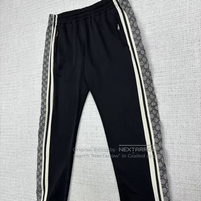 Gucci Gucci Size XL Black side snake pattern logo school uniform Size US 33 - 3 Thumbnail