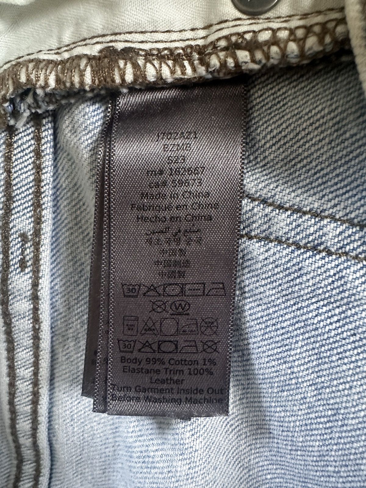 John Varvatos 702 Slim Fit Jean Size US 29 - 6 Thumbnail