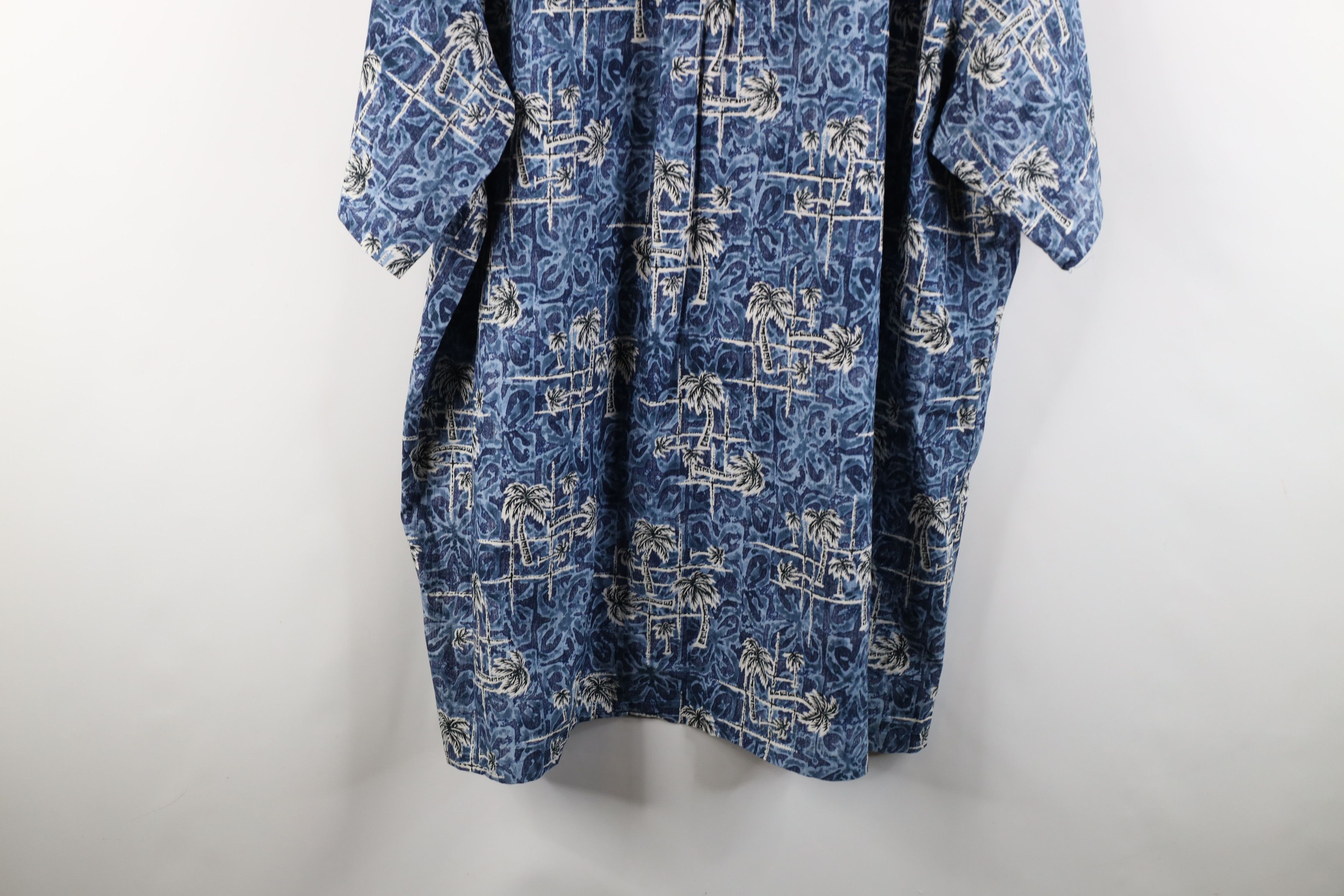 Vintage Vintage 90s Streetwear Tree Luau Hawaiian Button Shirt USA Size US XXL / EU 58 / 5 - 11 Thumbnail