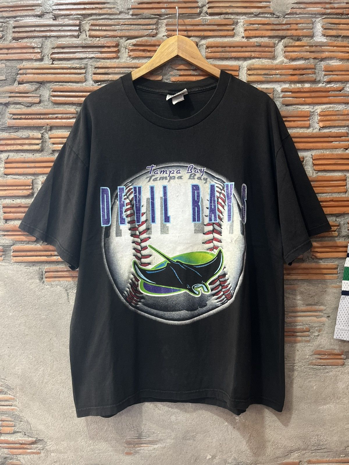 MLB Vintage Tampa Bay DEVIL RAYS 90’s MLB Tshirt Size US XL / EU 56 / 4 - 2 Thumbnail