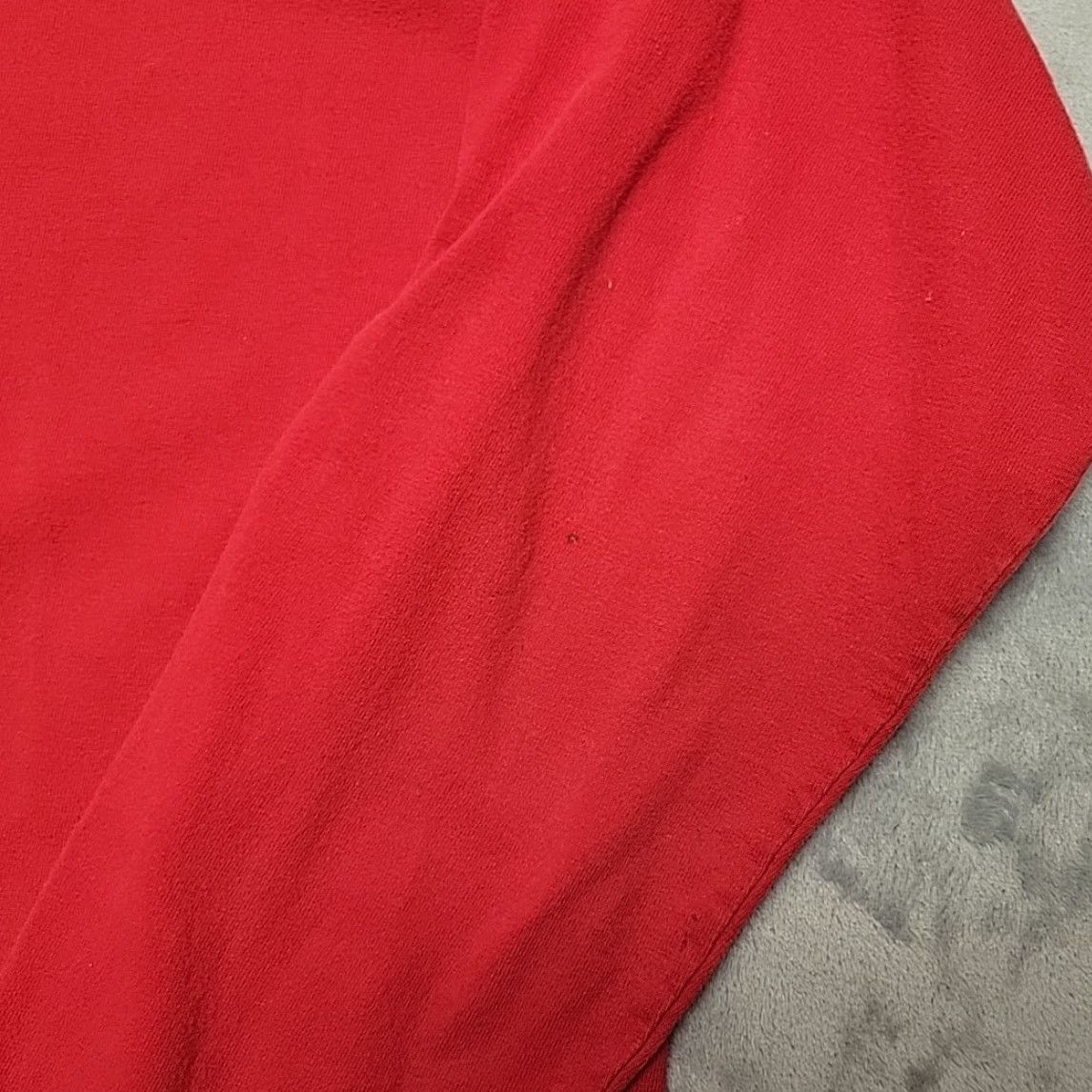 Vintage VINTAGE Santee Sweatshirt Mens 2XL Red Knit Pullover Mock Neck Long Sleeve Cotton Logo Embroidered USA VTG Size US XXL / EU 58 / 5 - 2 Thumbnail