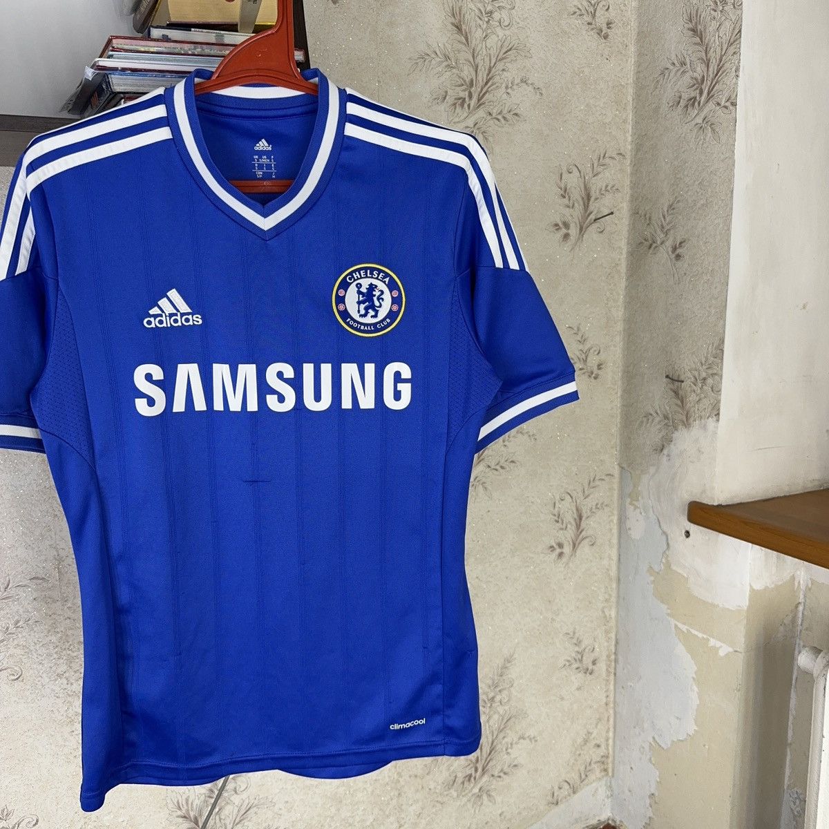 Adidas × Chelsea Soccer Adidas Chelsea Jersey 2013/2014 Home Kit Soccer Football Size US S / EU 44-46 / 1 - 5 Thumbnail