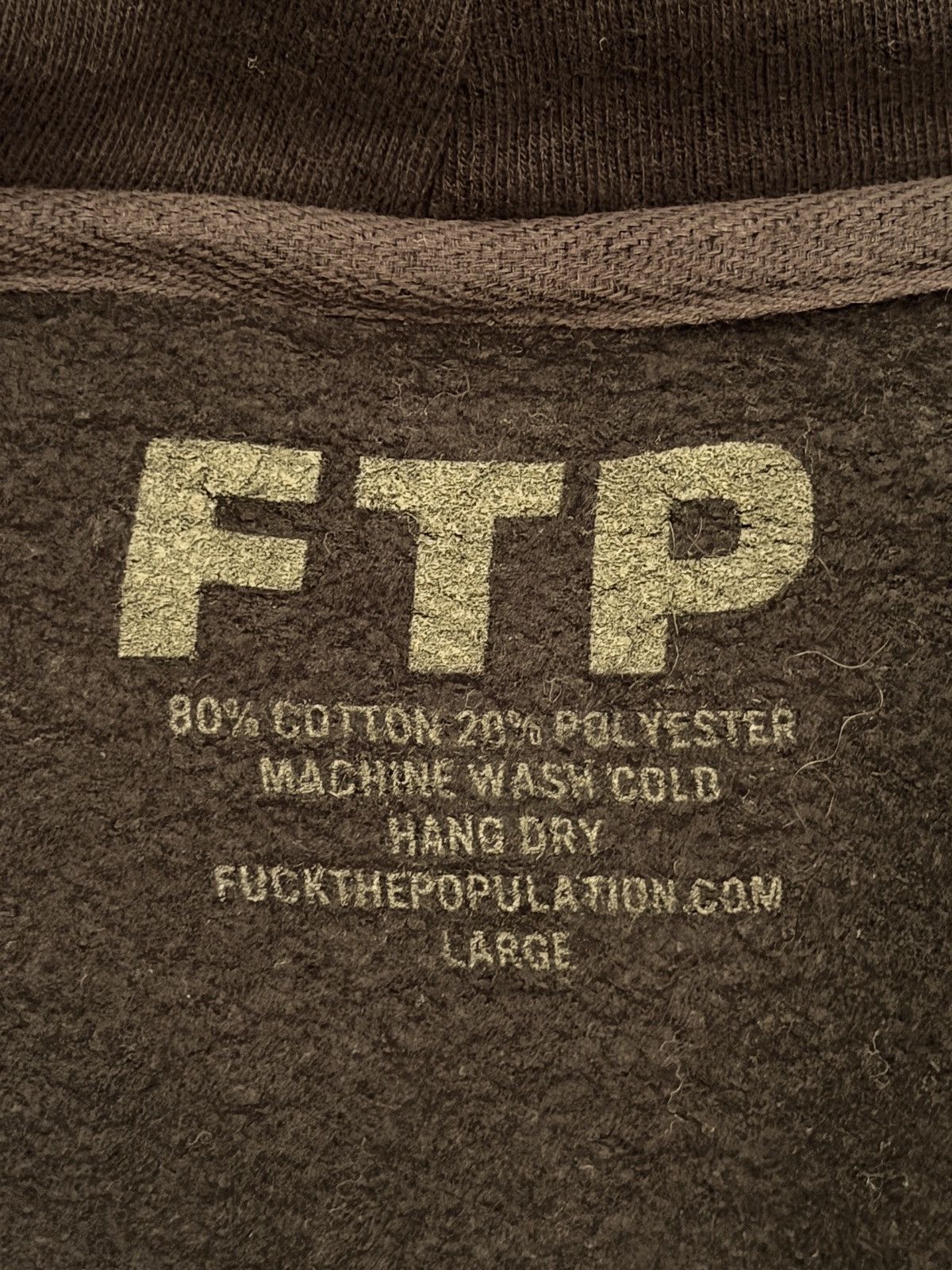 Fuck The Population FTP Full Zip Hoodie “FTP man” Size US L / EU 52-54 / 3 - 4 Thumbnail