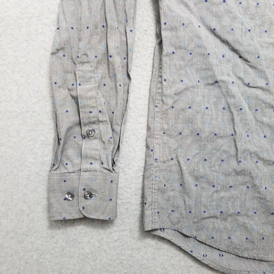 Perry Ellis Perry Ellis Shirt Men Small Polka Dot Button Up Casual Size US S / EU 44-46 / 1 - 2 Thumbnail